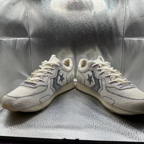 Size M11/W12.5 Converse x Vince Staple Thunderbolt White Unisex Shoes 163895C - Picture 5 of 10